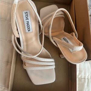Steve Madden Women's Newsflash Heels in Bone